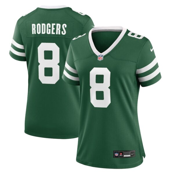 Aaron Rodgers New York Jets Nike Women's Game Jersey - Legacy Green photo 1 Jersey4u