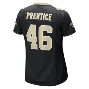 Adam Prentice New Orleans Saints Nike Women's Game Player Jersey - Black photo 3 Jersey4u