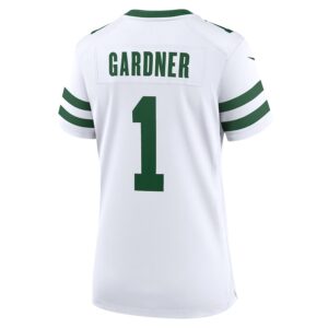 Ahmad Sauce Gardner New York Jets Nike Women's Game Jersey - Legacy White photo 3 Jersey4u