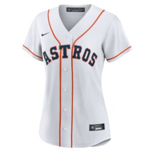Alex Bregman Houston Astros Nike Women's Home Jersey4u Player Jersey - White photo 2 Jersey4u