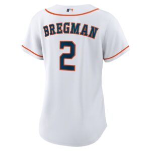 Alex Bregman Houston Astros Nike Women's Home Jersey4u Player Jersey - White photo 3 Jersey4u