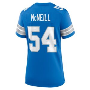 Alim McNeill Detroit Lions Nike Women's Team Game Jersey -  Blue photo 3 Jersey4u