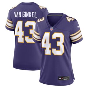 Andrew Van Ginkel Minnesota Vikings Nike Women's Alternate Game Jersey -  Purple photo 1 Jersey4u