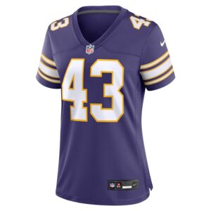 Andrew Van Ginkel Minnesota Vikings Nike Women's Alternate Game Jersey -  Purple photo 2 Jersey4u