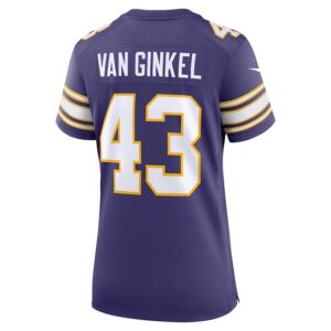 Andrew Van Ginkel Minnesota Vikings Nike Women's Alternate Game Jersey -  Purple photo 3 Jersey4u