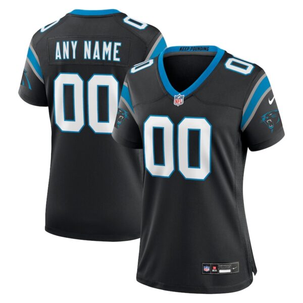 Carolina Panthers Nike Women's Custom Game Jersey - Black photo 1 Jersey4u