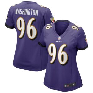 Broderick Washington Baltimore Ravens Nike Women's Game Jersey - Purple photo 1 Jersey4u