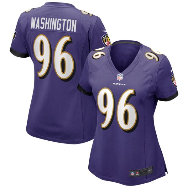 Broderick Washington Baltimore Ravens Nike Women's Game Jersey - Purple photo 1 Jersey4u