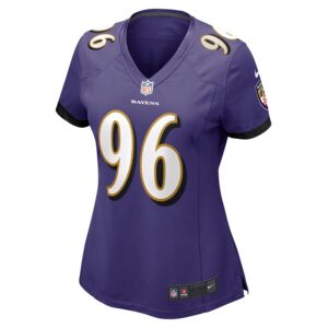 Broderick Washington Baltimore Ravens Nike Women's Game Jersey - Purple photo 2 Jersey4u