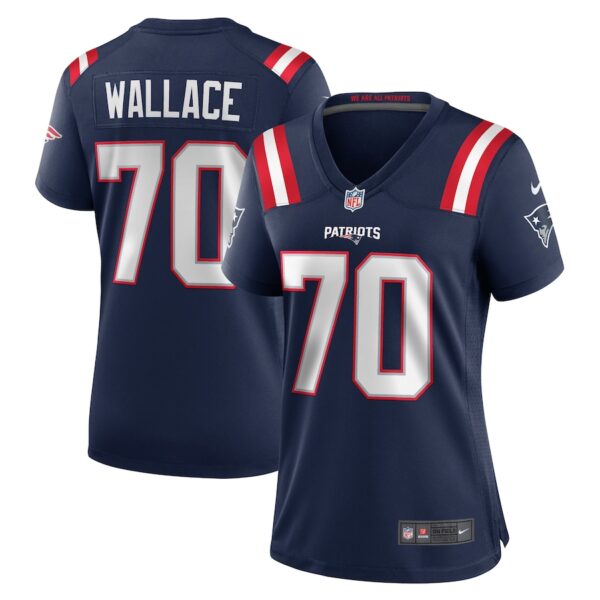 Caedan Wallace New England Patriots Nike Women's  Game Jersey -  Navy photo 1 Jersey4u