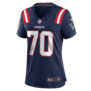 Caedan Wallace New England Patriots Nike Women's  Game Jersey -  Navy photo 2 Jersey4u