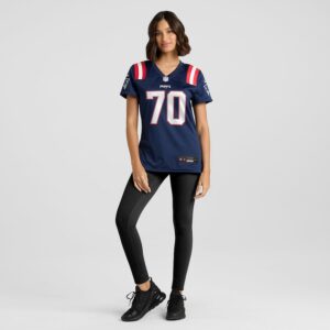 Caedan Wallace New England Patriots Nike Women's  Game Jersey -  Navy photo 4 Jersey4u