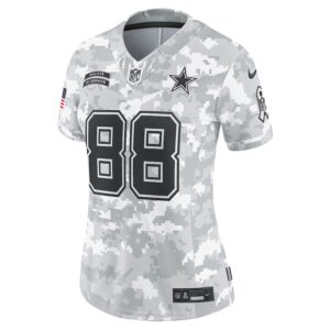 CeeDee Lamb Dallas Cowboys Nike Women's 2024 Salute to Service Limited Jersey - Arctic Camo photo 2 Jersey4u