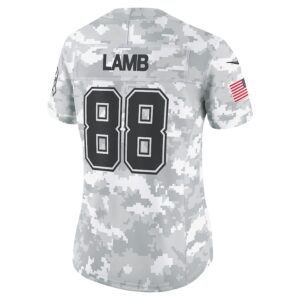 CeeDee Lamb Dallas Cowboys Nike Women's 2024 Salute to Service Limited Jersey - Arctic Camo photo 3 Jersey4u
