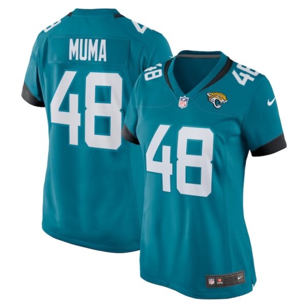 Chad Muma Jacksonville Jaguars Nike Women's Game Jersey - Teal photo 1 Jersey4u