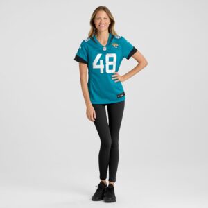 Chad Muma Jacksonville Jaguars Nike Women's Game Jersey - Teal photo 4 Jersey4u