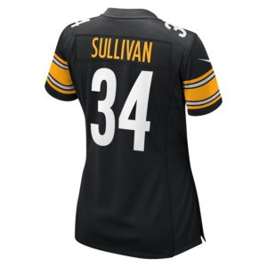 Chandon Sullivan Pittsburgh Steelers Nike Women's  Game Jersey -  Black photo 3 Jersey4u