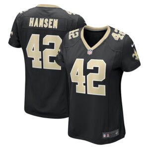 Chase Hansen New Orleans Saints Nike Women's Game Jersey - Black photo 1 Jersey4u