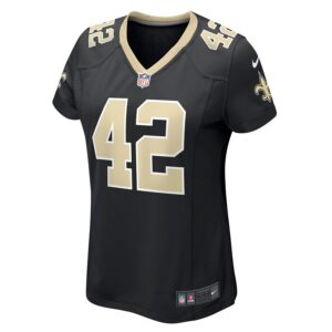 Chase Hansen New Orleans Saints Nike Women's Game Jersey - Black photo 2 Jersey4u