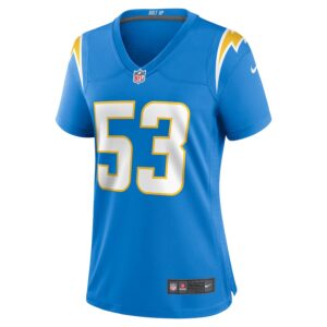 Chris Collins Los Angeles Chargers Nike Women's Team Game Jersey -  Powder Blue photo 2 Jersey4u