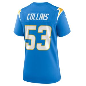 Chris Collins Los Angeles Chargers Nike Women's Team Game Jersey -  Powder Blue photo 3 Jersey4u