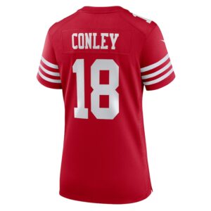 Chris Conley San Francisco 49ers Nike Women's  Game Jersey -  Scarlet photo 3 Jersey4u