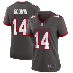 Chris Godwin Tampa Bay Buccaneers Nike Women's Alternate Game Jersey - Pewter photo 1 Jersey4u