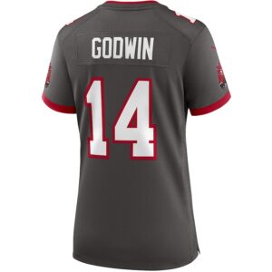 Chris Godwin Tampa Bay Buccaneers Nike Women's Alternate Game Jersey - Pewter photo 3 Jersey4u