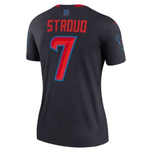 C.J. Stroud Houston Texans Nike Women's Alternate Legend Player Performance Top -  Navy photo 3 Jersey4u
