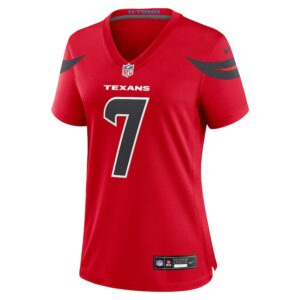 C.J. Stroud Houston Texans Nike Women's Alternate Game Jersey - Red photo 2 Jersey4u