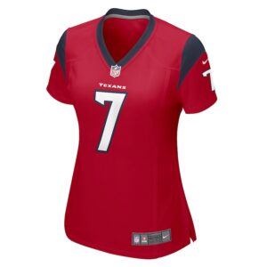 C.J. Stroud Houston Texans Nike Women's Game Jersey - Red photo 2 Jersey4u