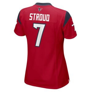 C.J. Stroud Houston Texans Nike Women's Game Jersey - Red photo 3 Jersey4u
