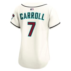 Corbin Carroll Arizona Diamondbacks Nike Women's Home Limited Player Jersey - Cream photo 3 Jersey4u