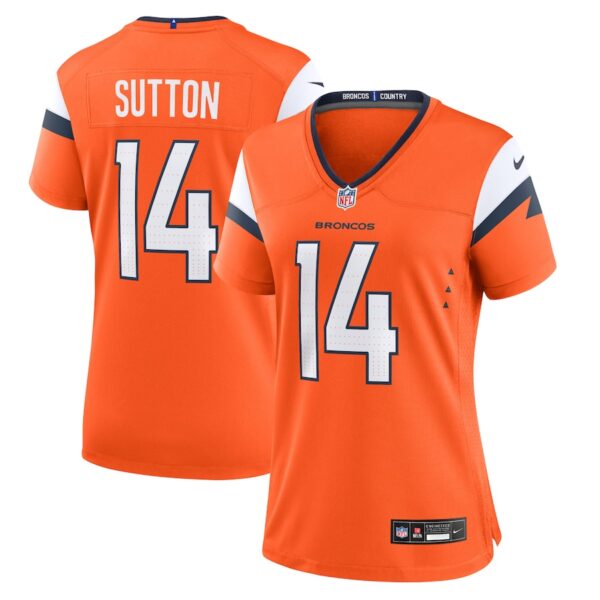 Courtland Sutton Denver Broncos Nike Women's Mile High Collection Game Jersey - Orange photo 1 Jersey4u