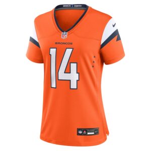 Courtland Sutton Denver Broncos Nike Women's Mile High Collection Game Jersey - Orange photo 2 Jersey4u