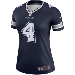 Dak Prescott Dallas Cowboys Nike Women's Legend Player Performance Top -  Navy photo 2 Jersey4u