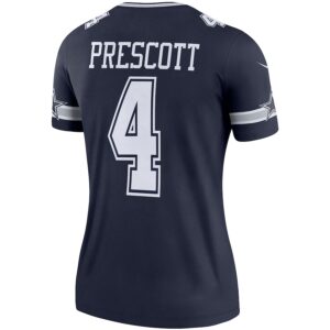 Dak Prescott Dallas Cowboys Nike Women's Legend Player Performance Top -  Navy photo 3 Jersey4u