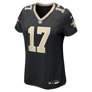 Dante Pettis New Orleans Saints Nike Women's  Game Jersey -  Black photo 2 Jersey4u
