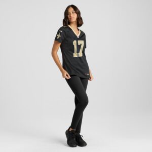 Dante Pettis New Orleans Saints Nike Women's  Game Jersey -  Black photo 4 Jersey4u