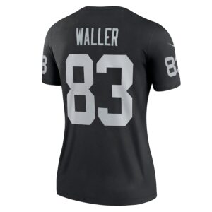 Darren Waller Las Vegas Raiders Nike Women's Team Legend Player Performance Top -  Black photo 3 Jersey4u