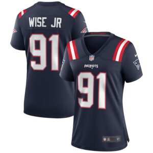 Deatrich Wise Jr. New England Patriots Nike Women's Game Jersey - Navy photo 1 Jersey4u