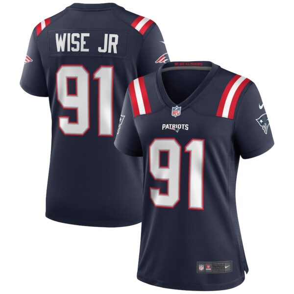 Deatrich Wise Jr. New England Patriots Nike Women's Game Jersey - Navy photo 1 Jersey4u