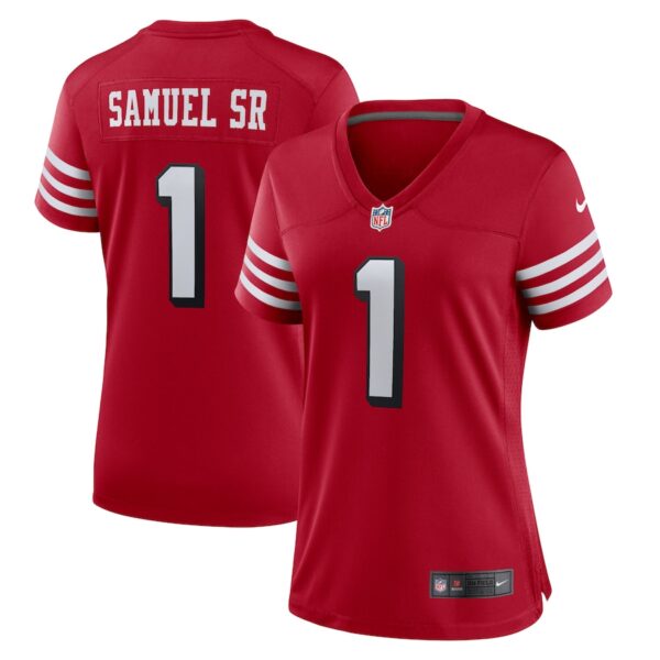 Deebo Samuel Sr San Francisco 49ers Nike Women's Alternate Game Jersey - Scarlet photo 1 Jersey4u