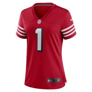 Deebo Samuel Sr San Francisco 49ers Nike Women's Alternate Game Jersey - Scarlet photo 2 Jersey4u