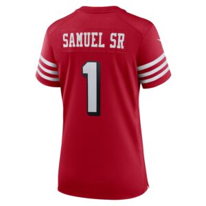 Deebo Samuel Sr San Francisco 49ers Nike Women's Alternate Game Jersey - Scarlet photo 3 Jersey4u