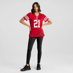 Deion Sanders San Francisco 49ers Nike Women's Retired Player Game Jersey - Scarlet photo 4 Jersey4u