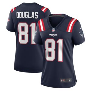 Demario Douglas New England Patriots Nike Women's  Game Jersey -  Navy photo 1 Jersey4u