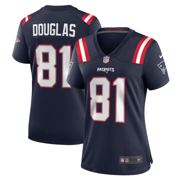 Demario Douglas New England Patriots Nike Women's  Game Jersey -  Navy photo 1 Jersey4u
