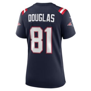 Demario Douglas New England Patriots Nike Women's  Game Jersey -  Navy photo 3 Jersey4u