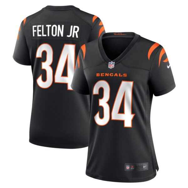 Demetric Felton Jr. Cincinnati Bengals Nike Women's Team Game Jersey -  Black photo 1 Jersey4u